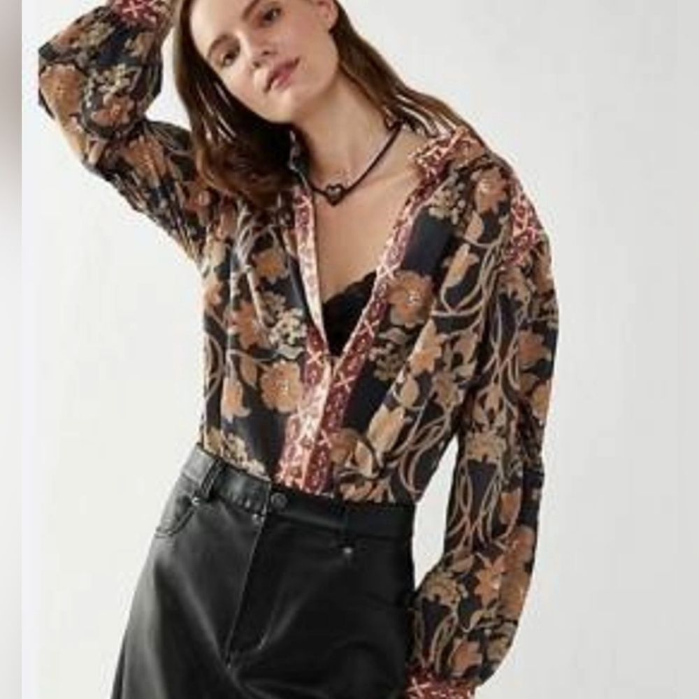 Free People Floral Gardens Tunic